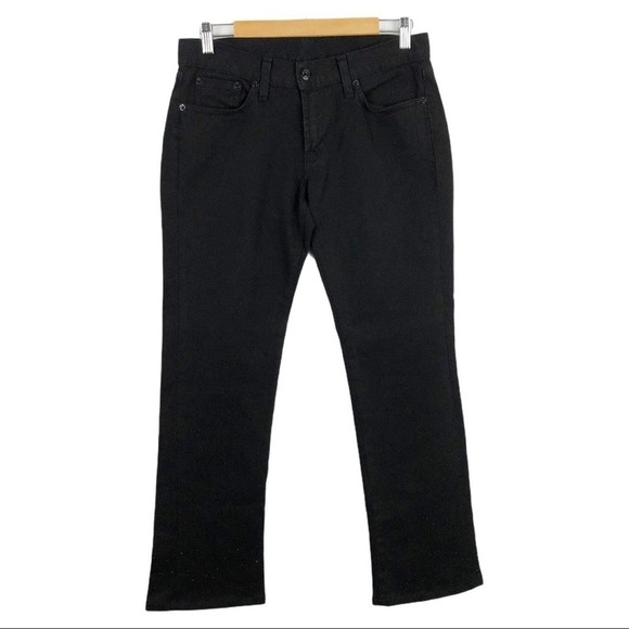 Ralph Lauren Black Label 867 Rhinestone Straight Leg Jeans 30 - Picture 1 of 14